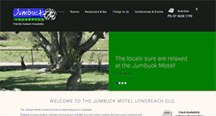 Desktop Screenshot of jumbuckmotel.com.au